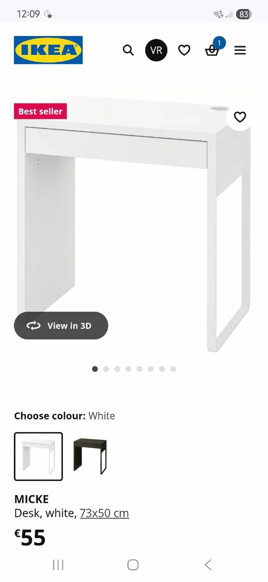 desk ikea micke - Image 4