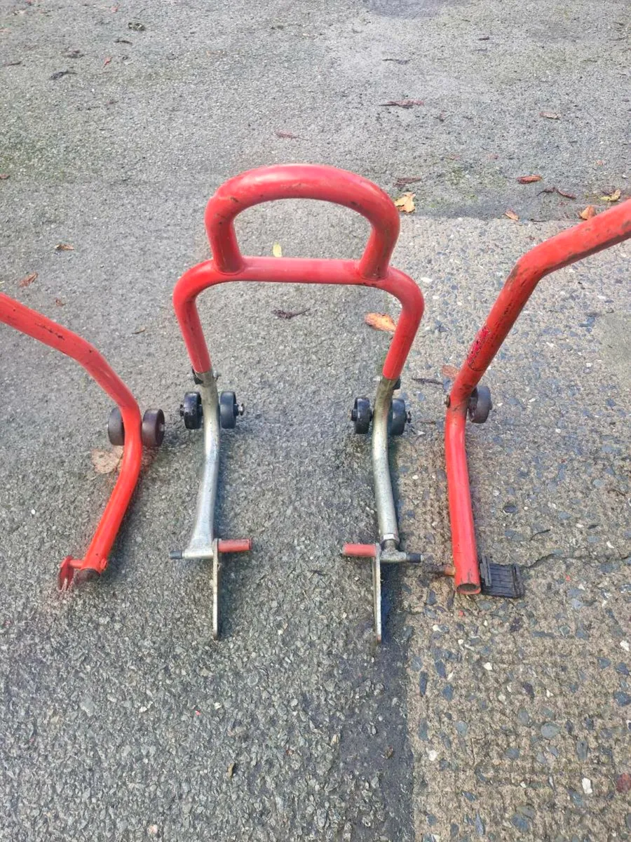 3 x Motorbike Race Paddock stands - Image 4