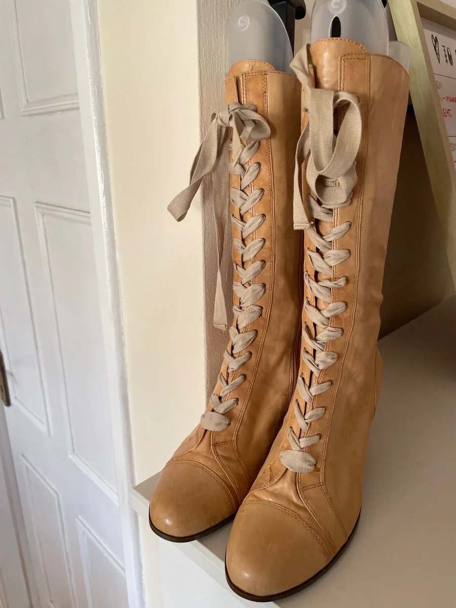 NINE WEST Vintage Leather Boots - Image 2