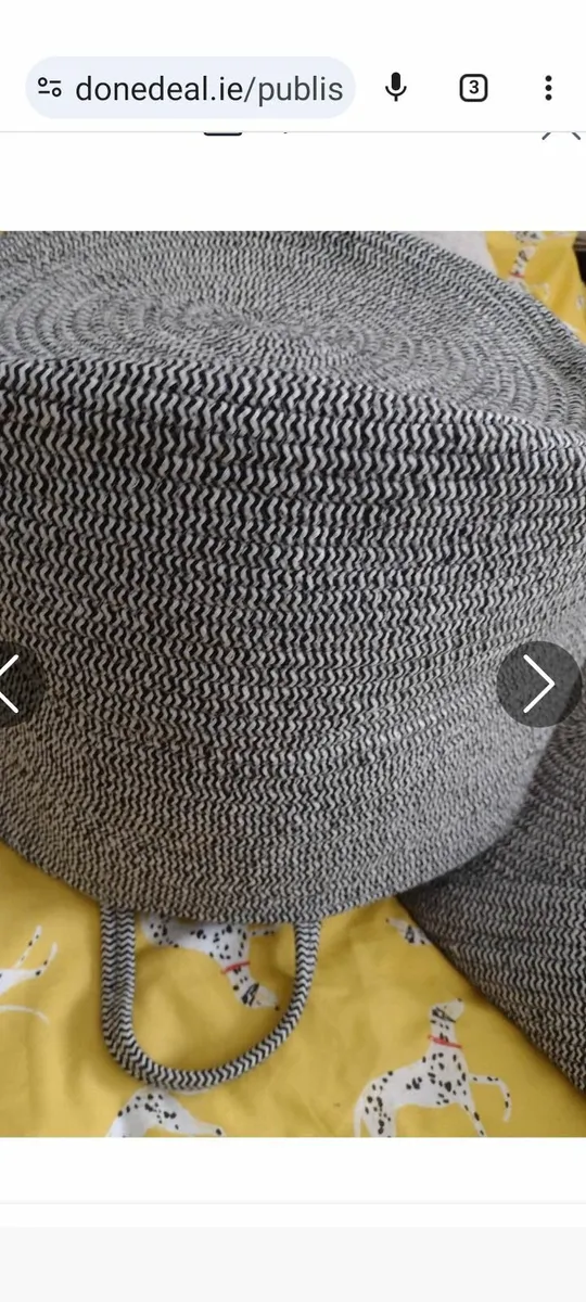 New Large new woven storage basket - Image 2