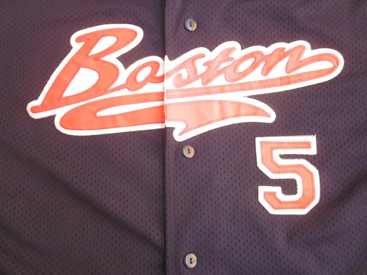 Vintage Garciaparra No.5 Boston Red Sox Jersey - Image 4