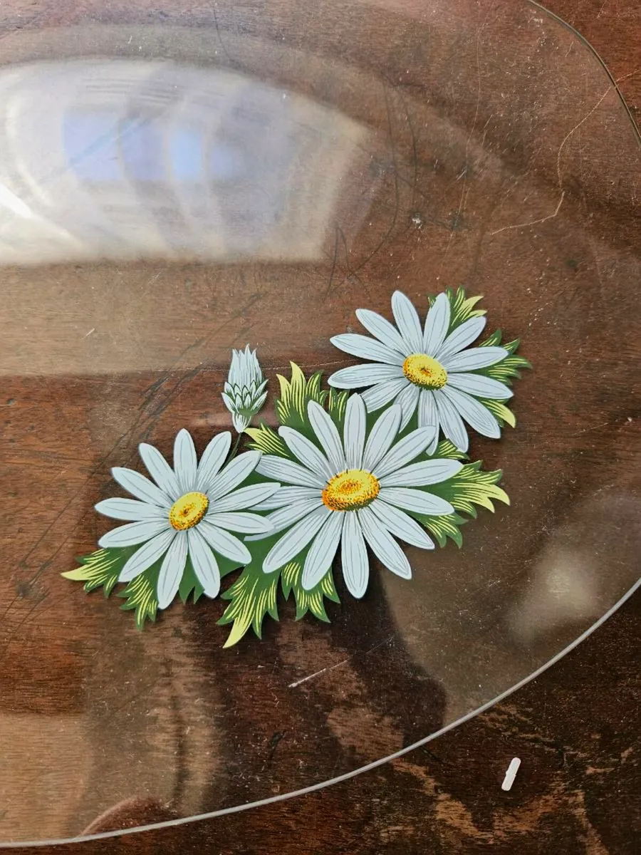 Vintage Retro 1970's Glass Plate - Image 2