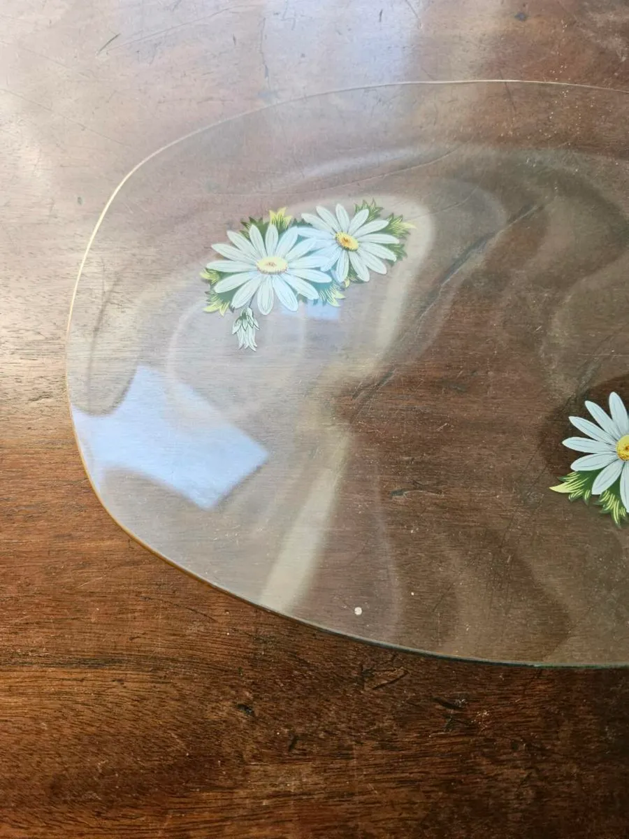Vintage Retro 1970's Glass Plate - Image 4