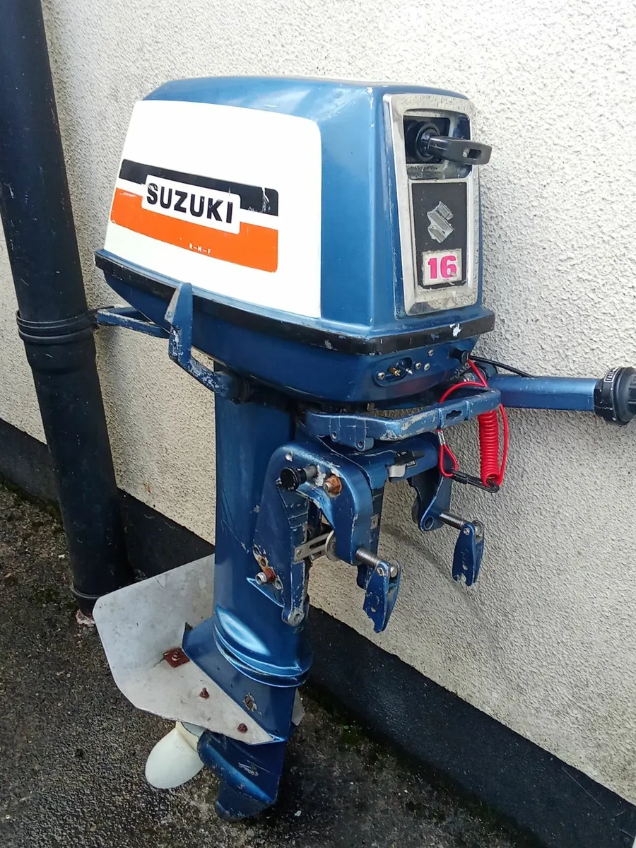 2-stroke outboard SUZUKI-16 HP - Image 2