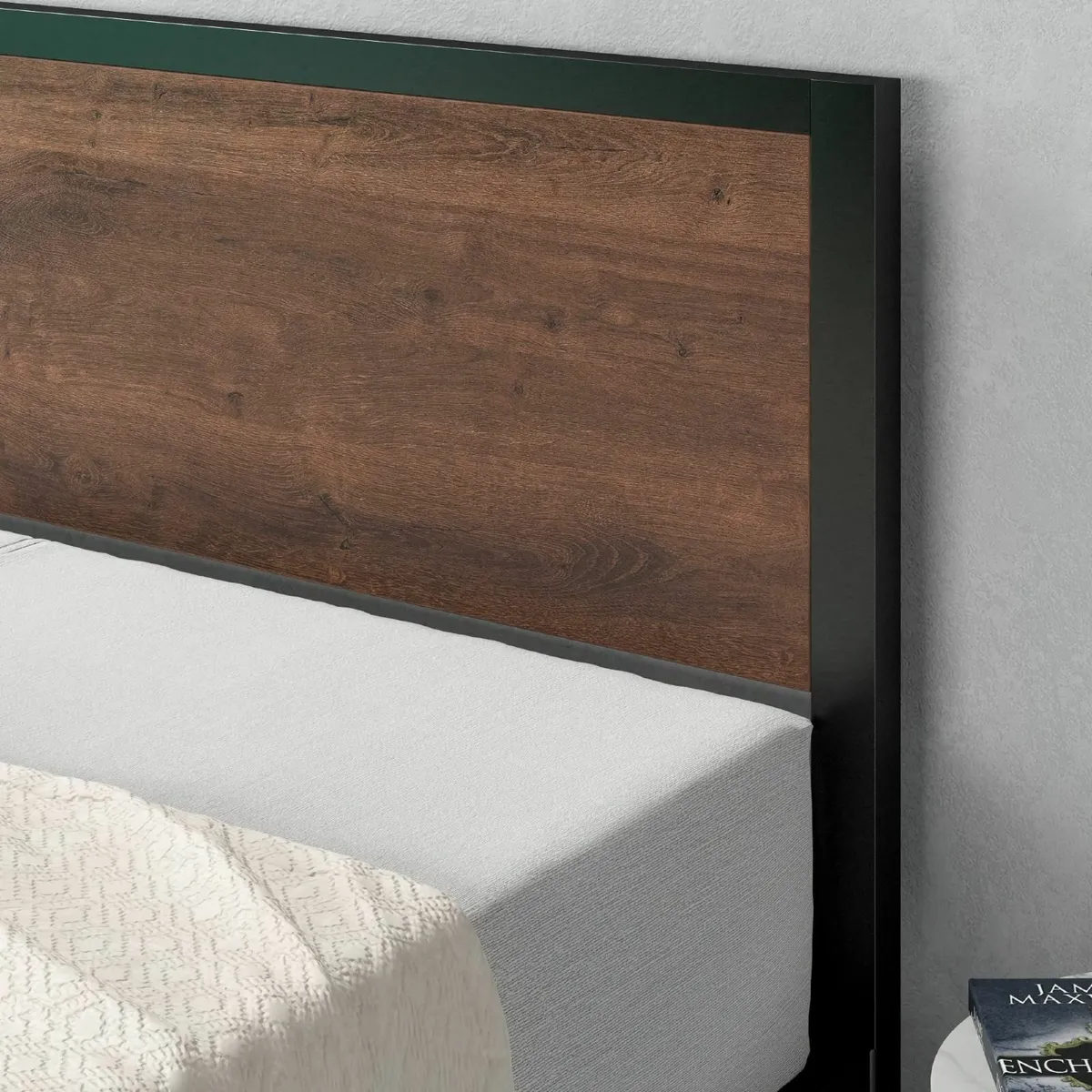 Mory Single Bed frame - 90x190 cm 30 Height Metal - Image 4
