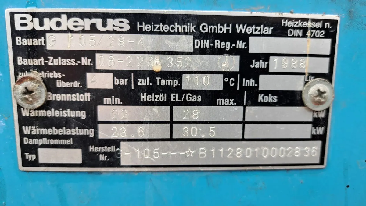 Oil Boiler-Buderus - Image 2
