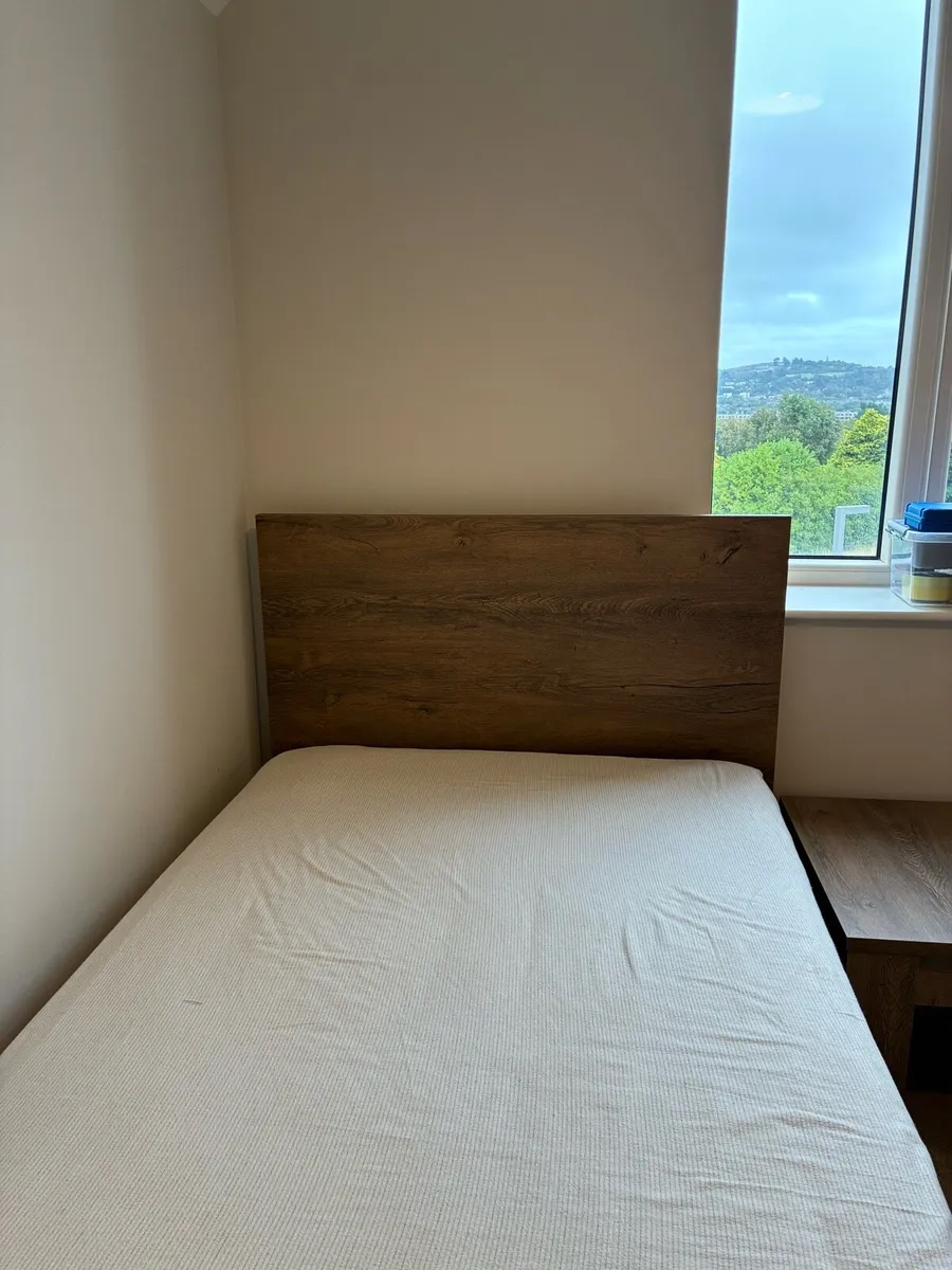 Single Bed Frame with Mattress and Bedding - Image 3