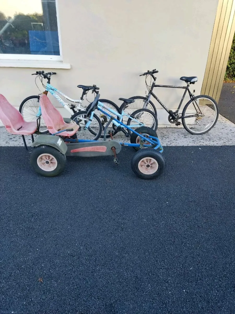 Go-Kart and bikes...garage clearout - Image 1