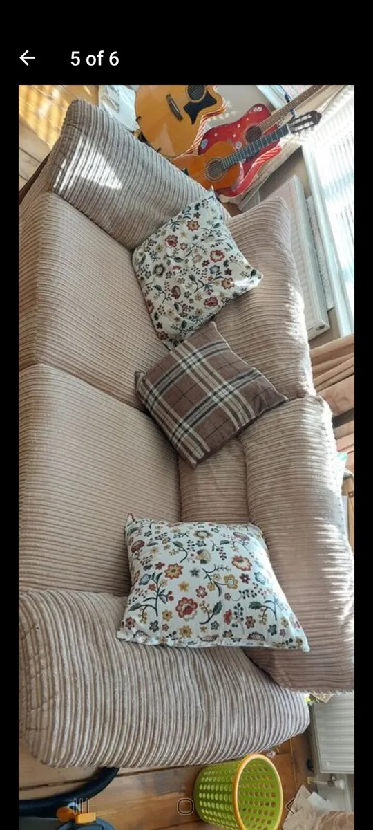 2 3 seater sofas - Image 2