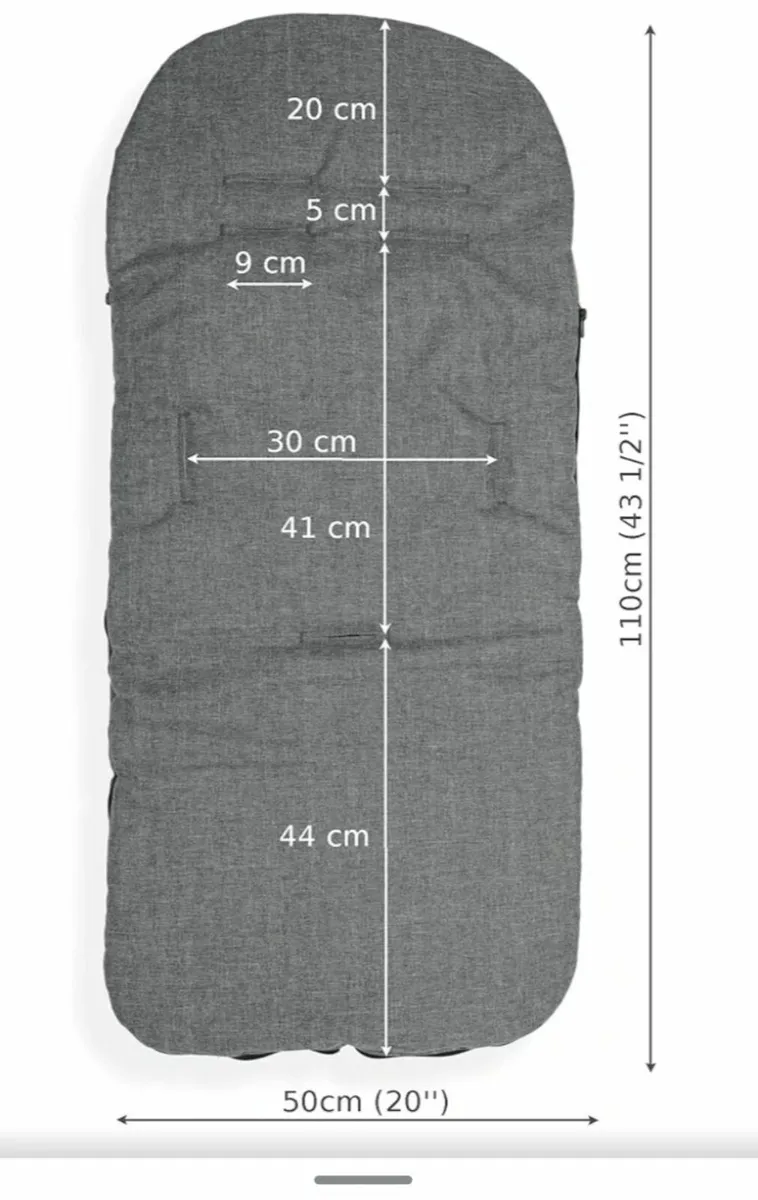 Baby Stroller cosy fleece and waterproof liner - Image 2