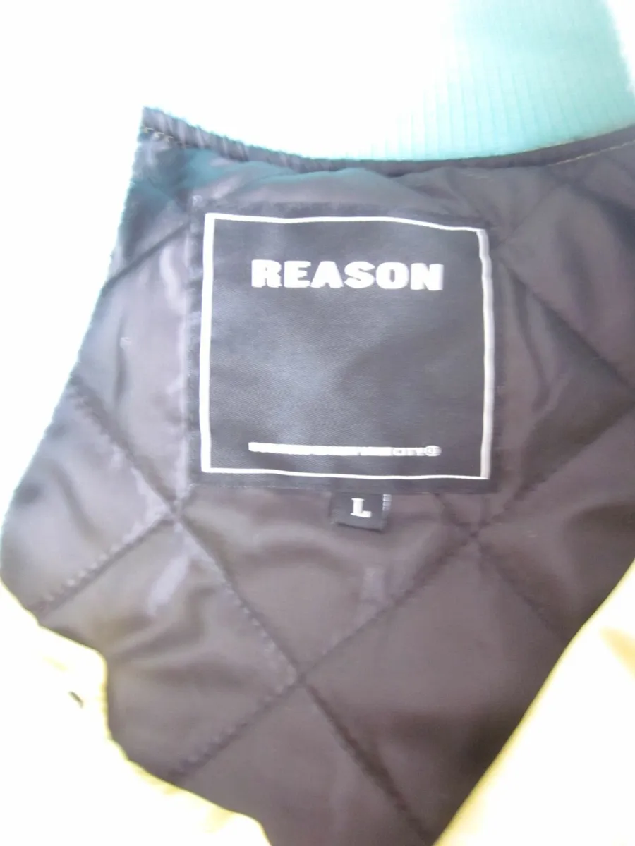 Reason Brand Fearless Mens Colourful Bomber Jacket - Image 2