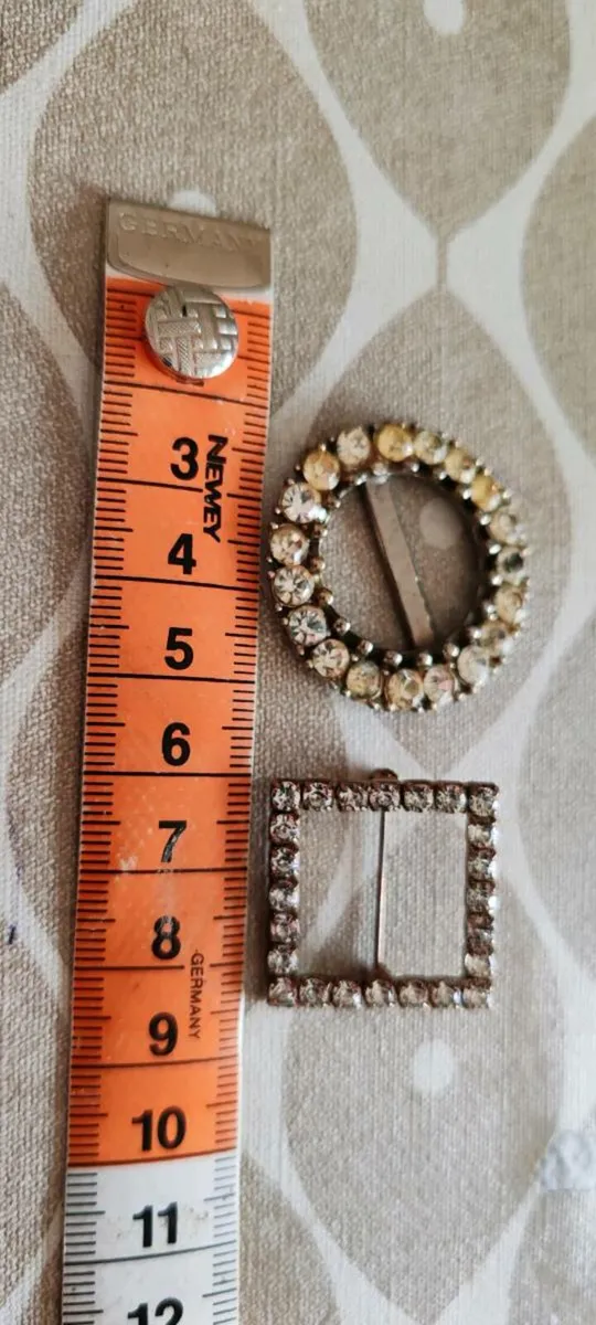 Vintage scarf ring and brooch - Image 3