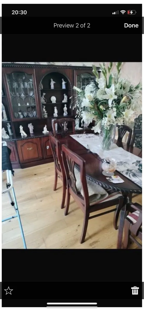 Dining table and unit - Image 1
