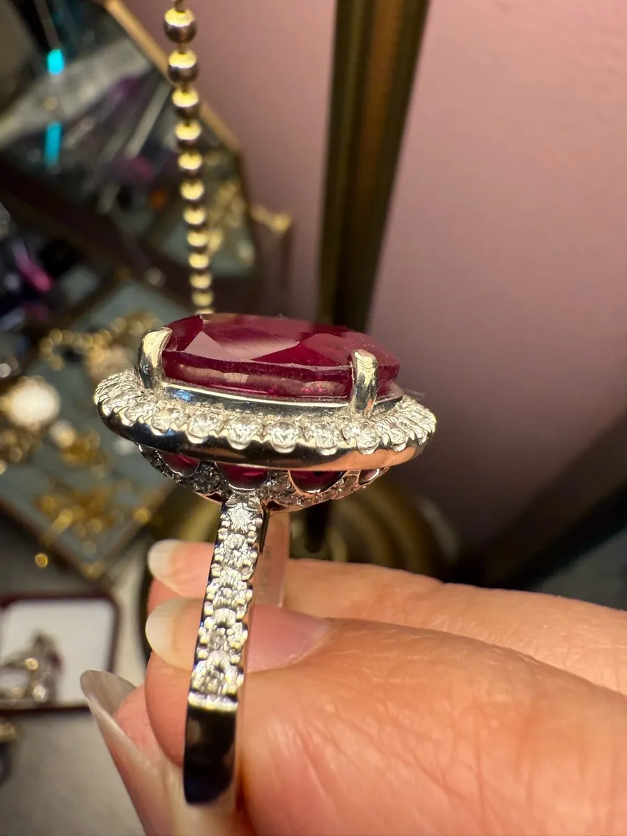 Diamond Ruby ring - Image 2