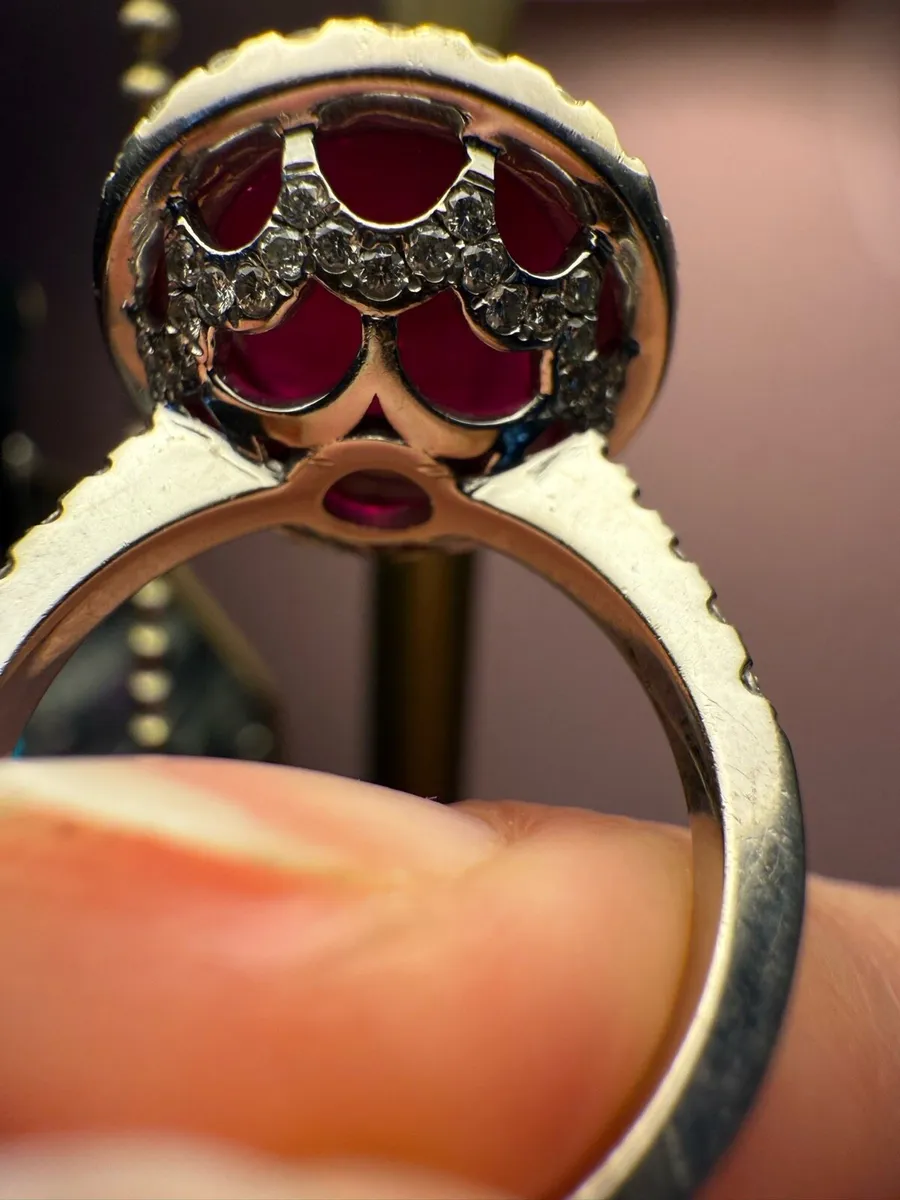 Diamond Ruby ring - Image 3