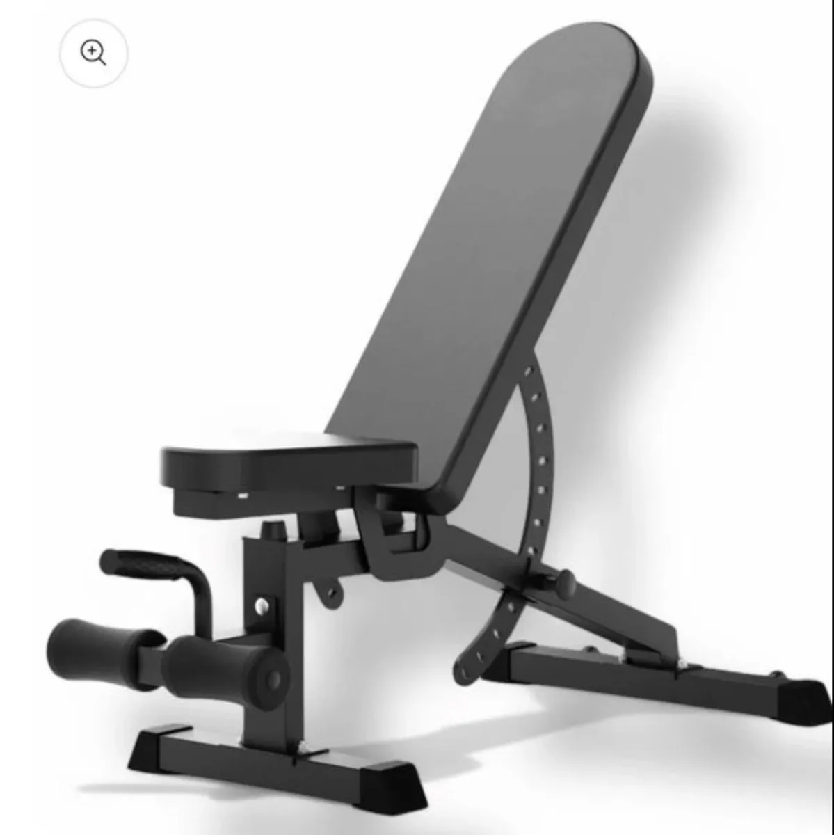 Squat rack, Olympic barbell, weights, bench (new) - Image 4