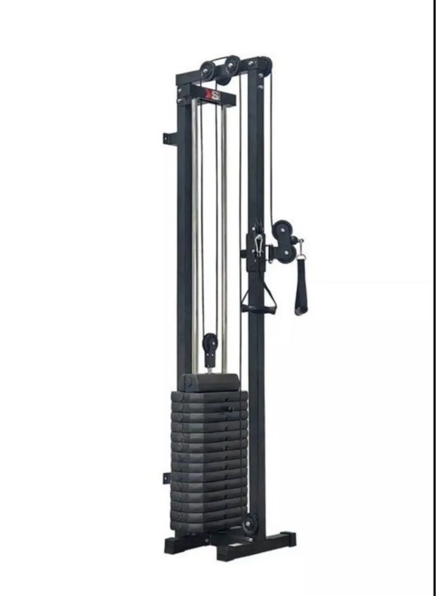 Wall Mounted Cable Pulley machine 74kg stack (new) - Image 1