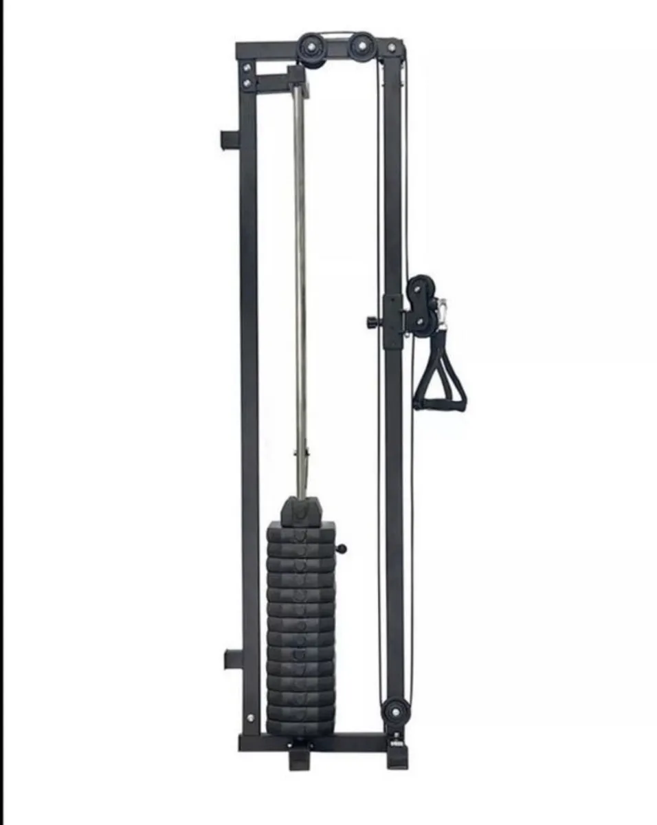 Wall mounted cable pulley machine 74kg stack (new) - Image 3
