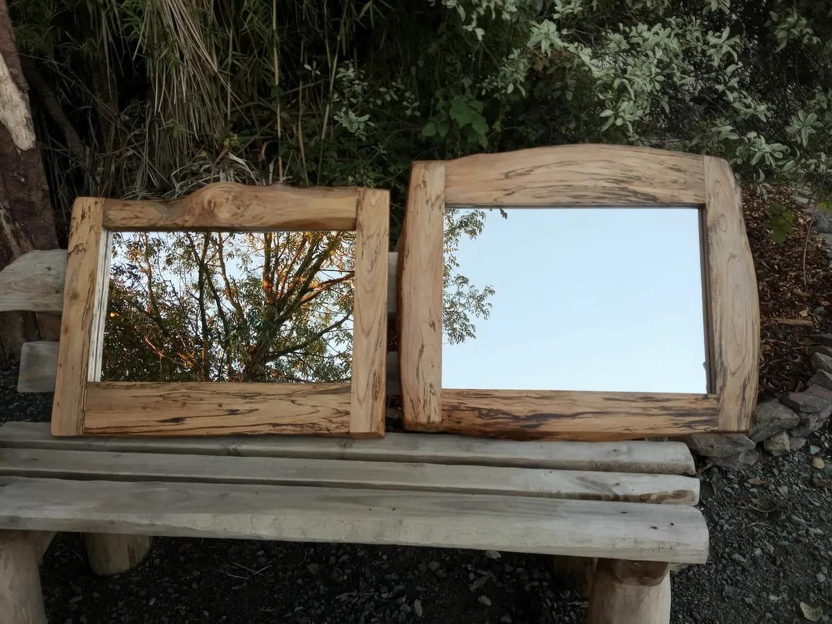 Handmade bespoke timber mirrors - Image 1
