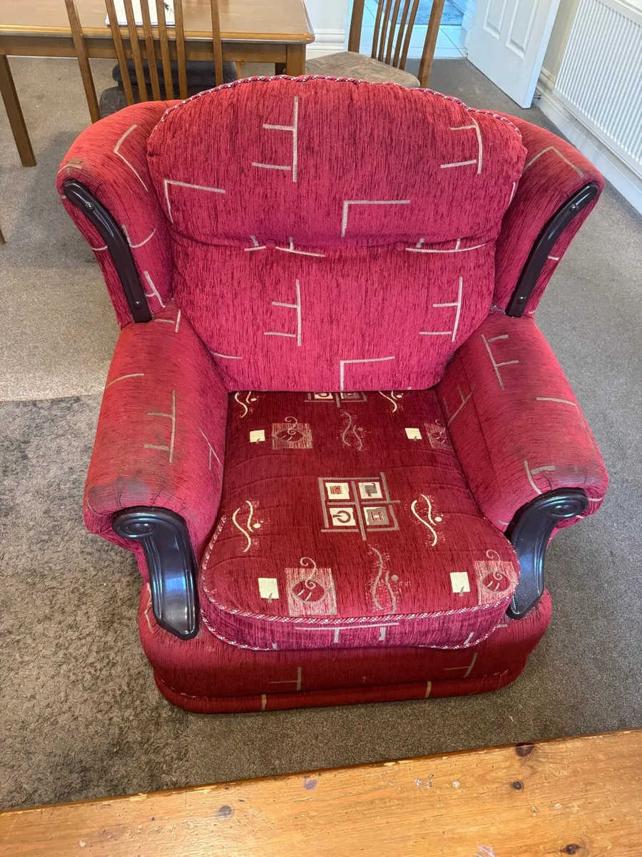 Suite of Furniture - Red - Image 4