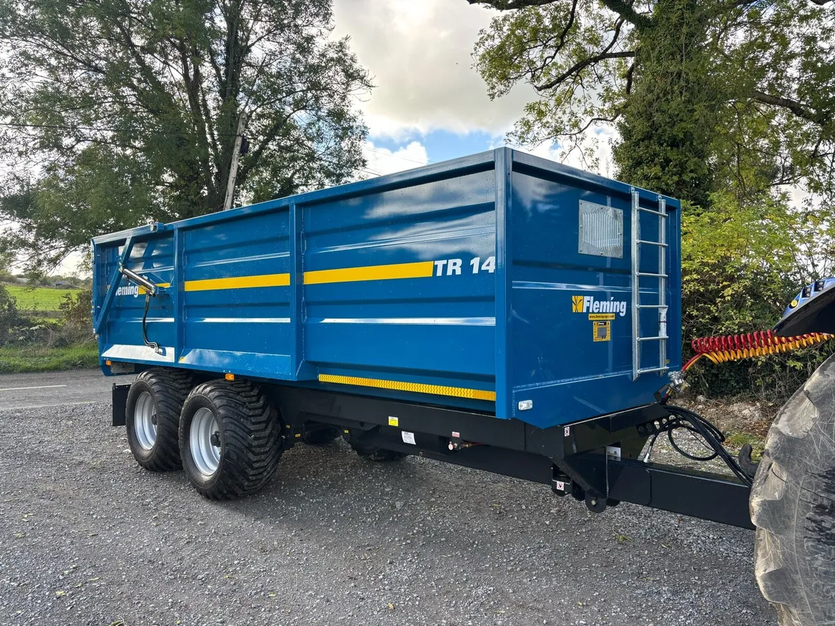 Fleming 18ft grain trailer - Image 4