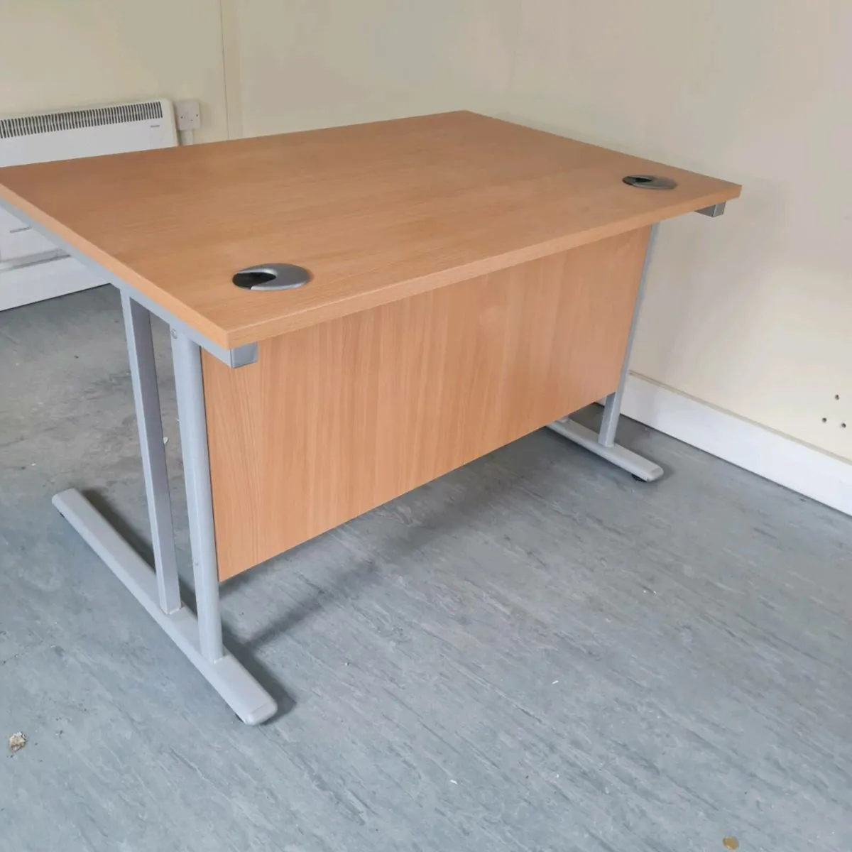 1200 mm beech office desk - Image 2