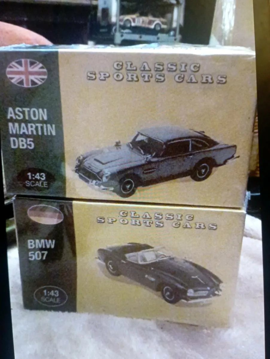 ASTON MARTIN DB5 & BMW  1-43 .SCALE DIECAST MODLES - Image 1