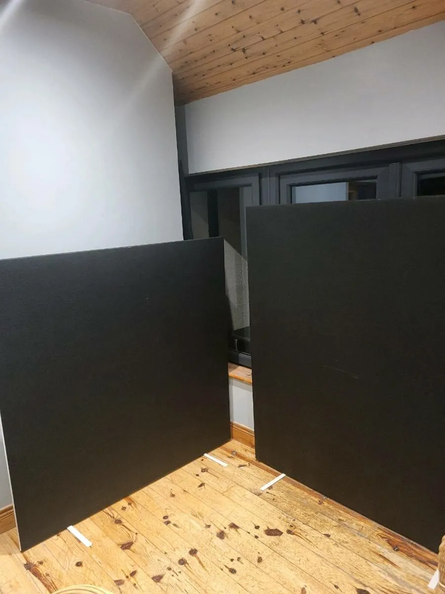Fabric floor screens for office - Image 1