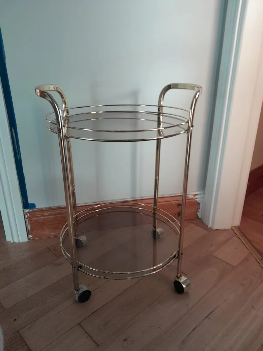 Glass Trolley - Drinks Trolley