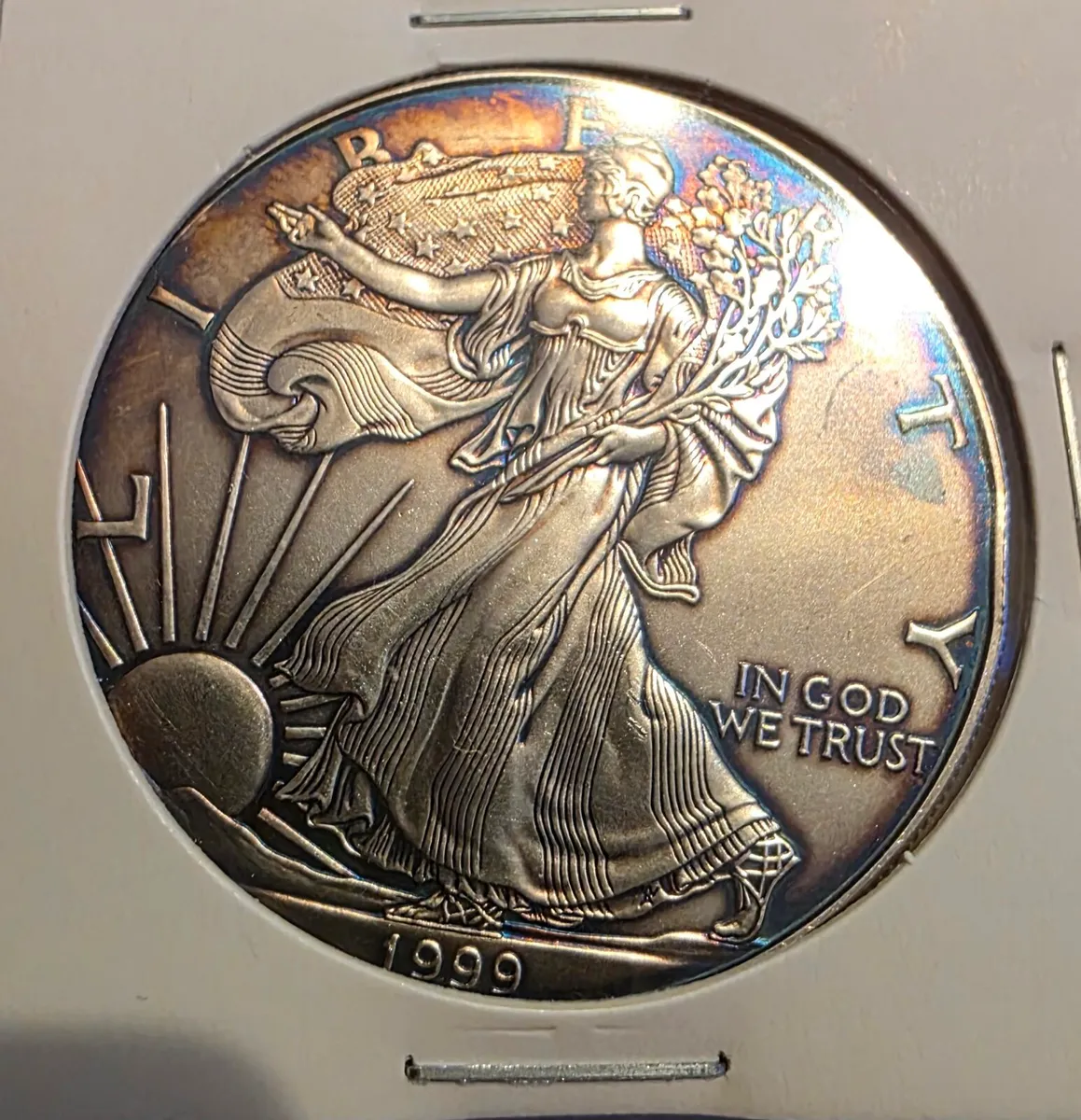 1999 walking liberty silver dollar - Image 1