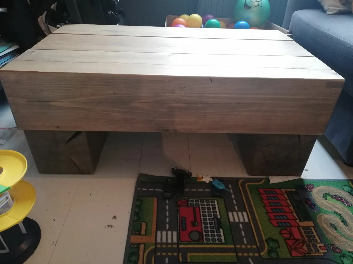 Coffee table - heavy weight low profile - Image 1