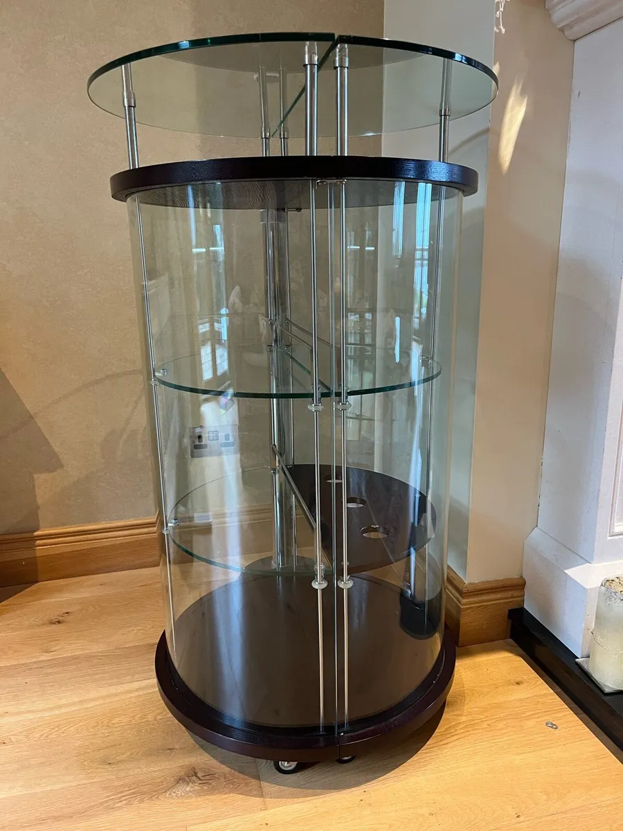 Glass drinks cabinet - Image 3