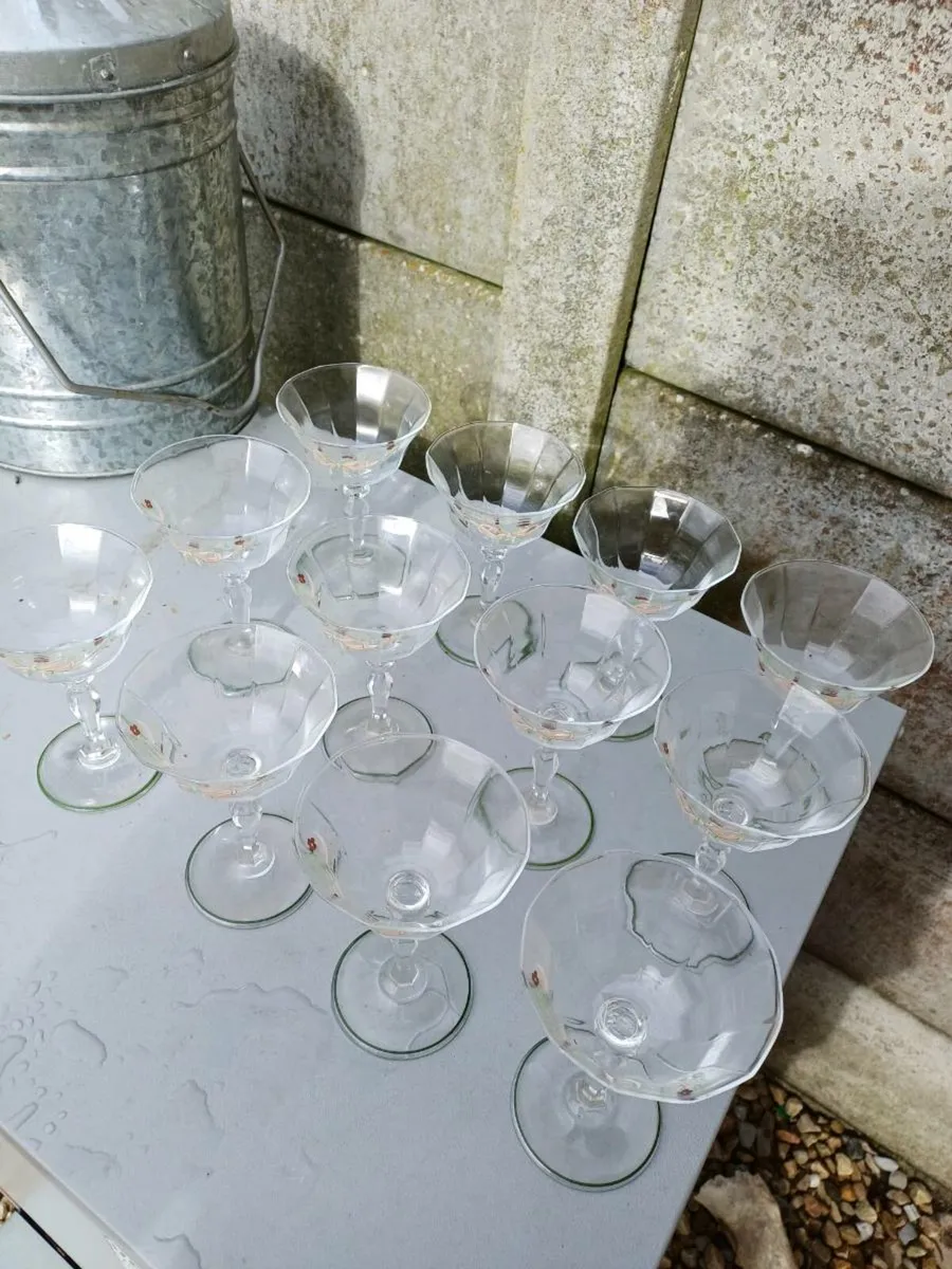 Vintage Eternal Beau Cocktail Glasses - Image 4