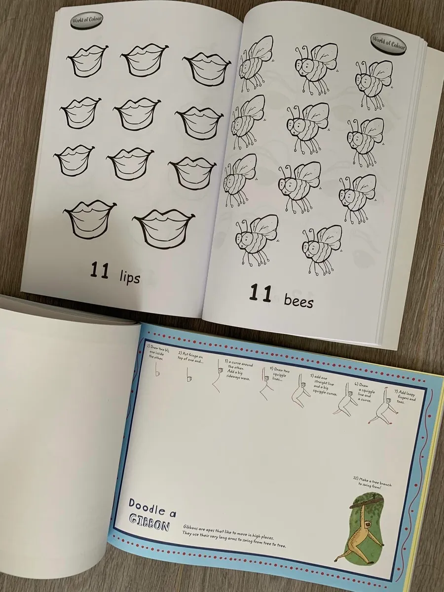 BRAND NEW Colouring Book & Doodle Placemats - Image 3