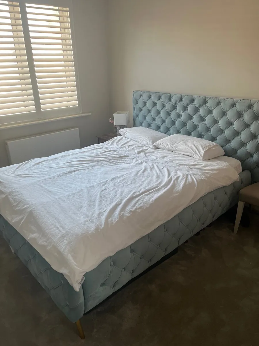 King sized bed and mattress for sale - Image 1
