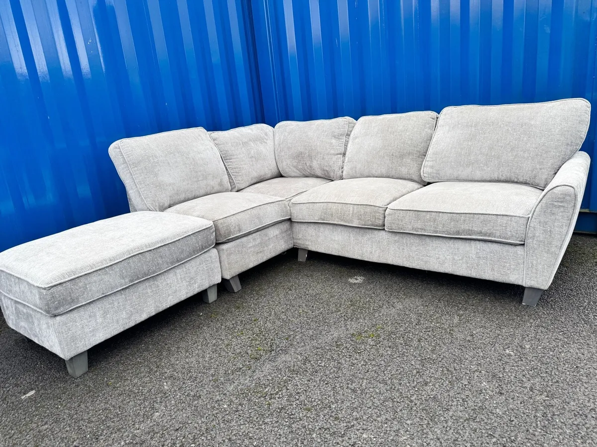 Cannes Corner Sofa Easy Clean Fabric -Ex Display - Image 4