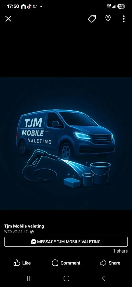 Mobile car valeting