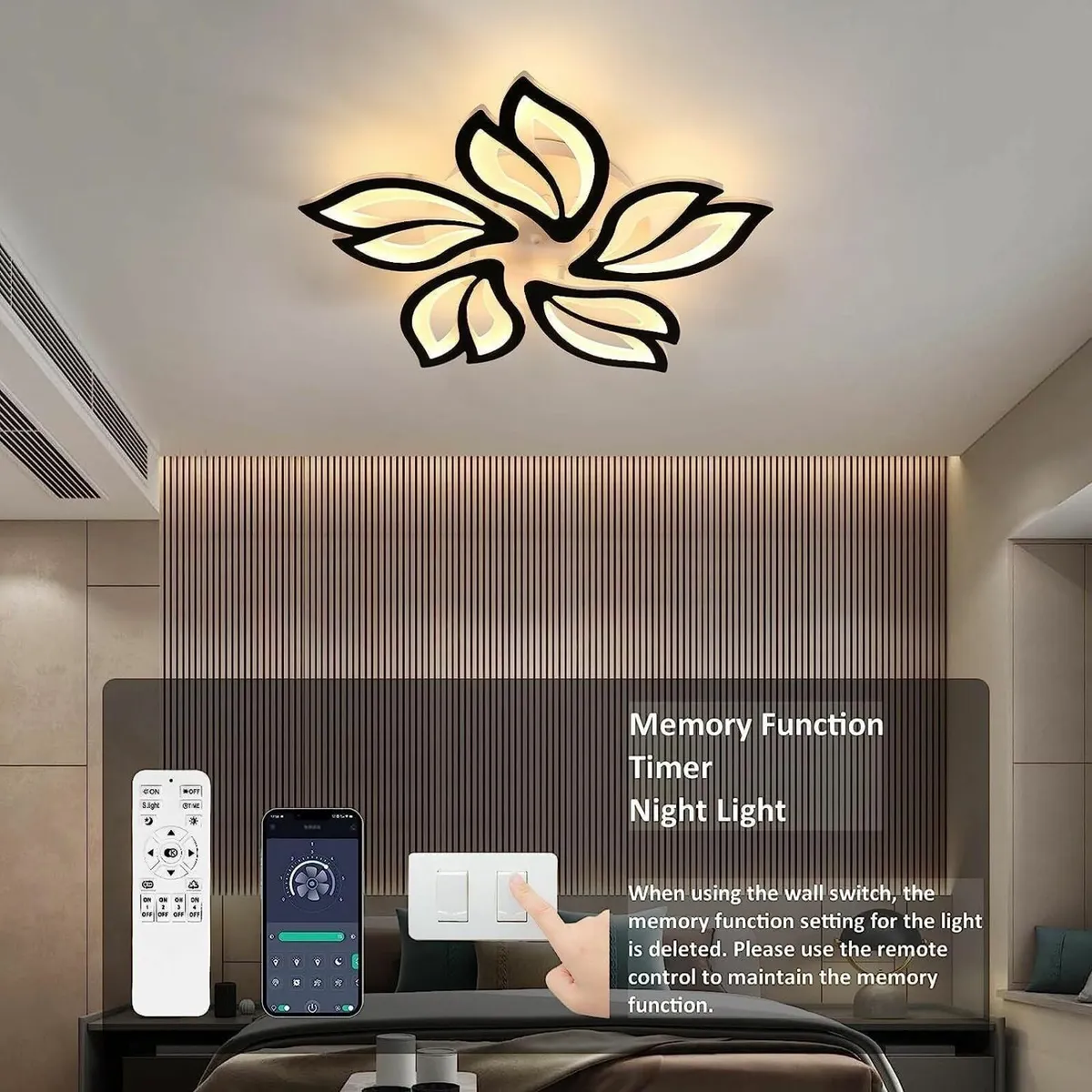 Modern Dimmable LED Chandelier Creative 5-Head Pet - Image 3