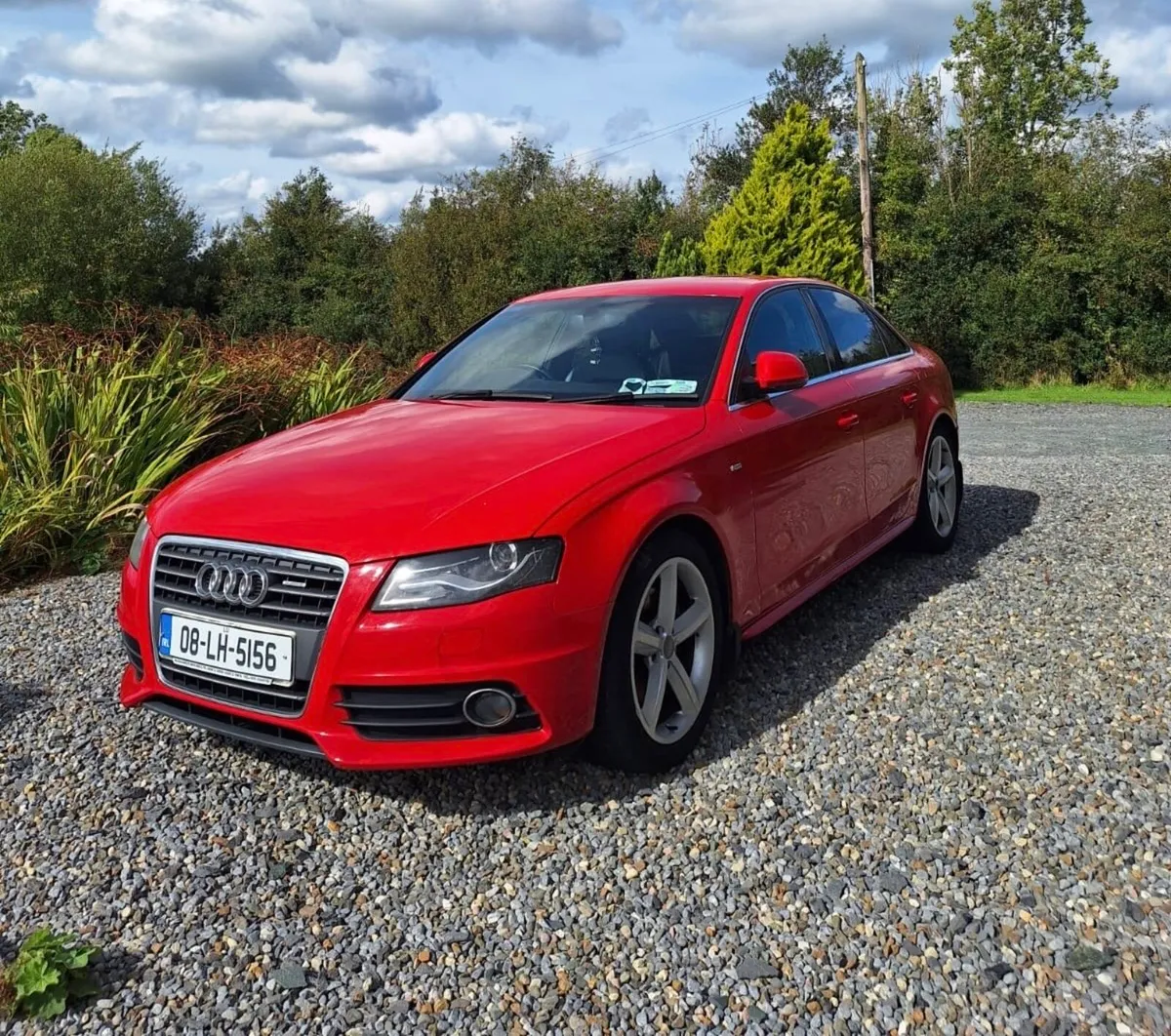 Audi A4 S Line 2.0 Diesel Red - Image 1