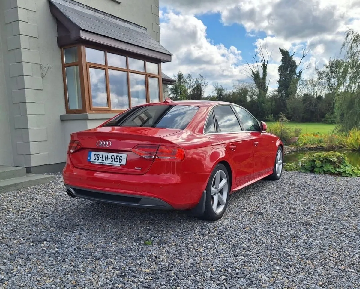 Audi A4 S Line 2.0 Diesel Red - Image 4