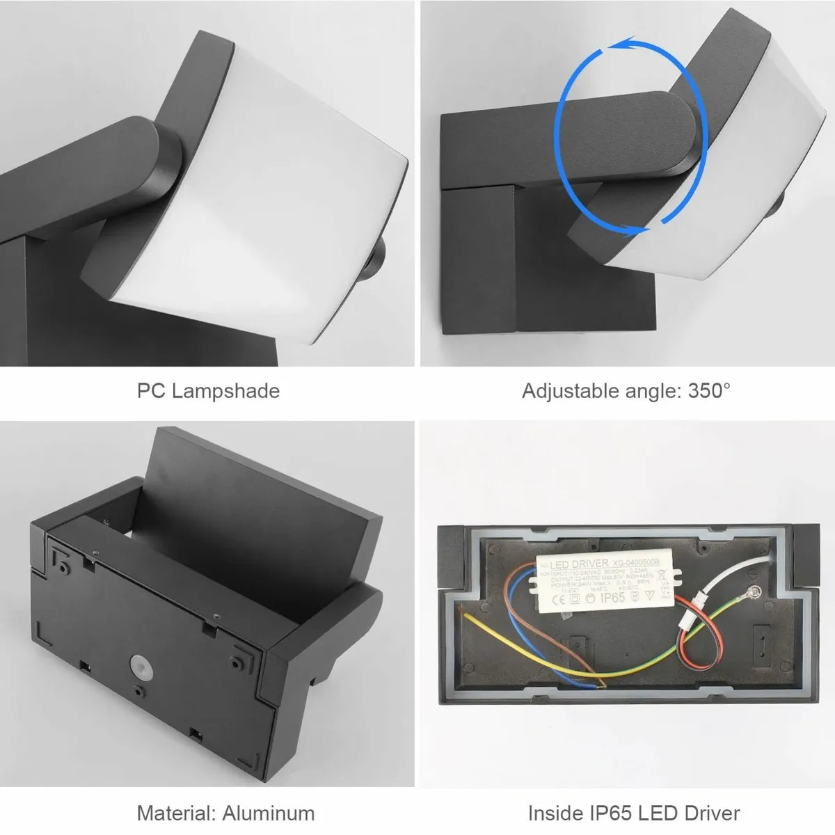 24W LED Wall Light Outdoor Indoor Waterproof IP65 - Image 2