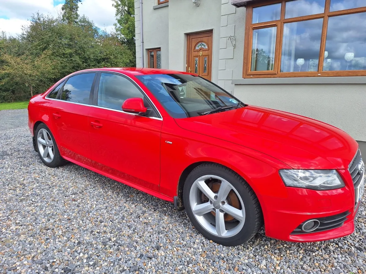 Audi A4 S Line 2.0 Diesel Red - Image 3