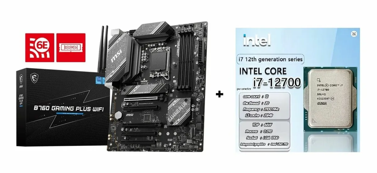 MSI Motherboard + i7 12Gen CPU