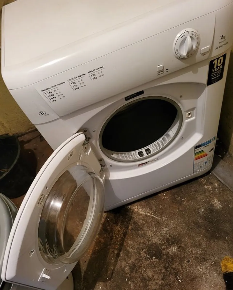 Hotpoint 7kg Vented Dryer Swords Area. - Image 2