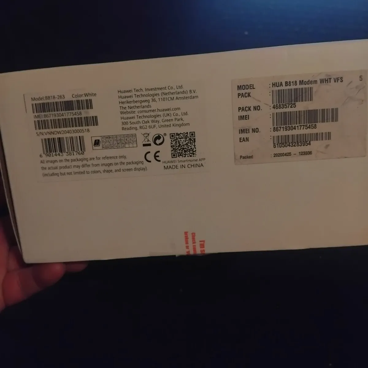 Router Huawei 4 G 3 Prime new - Image 2