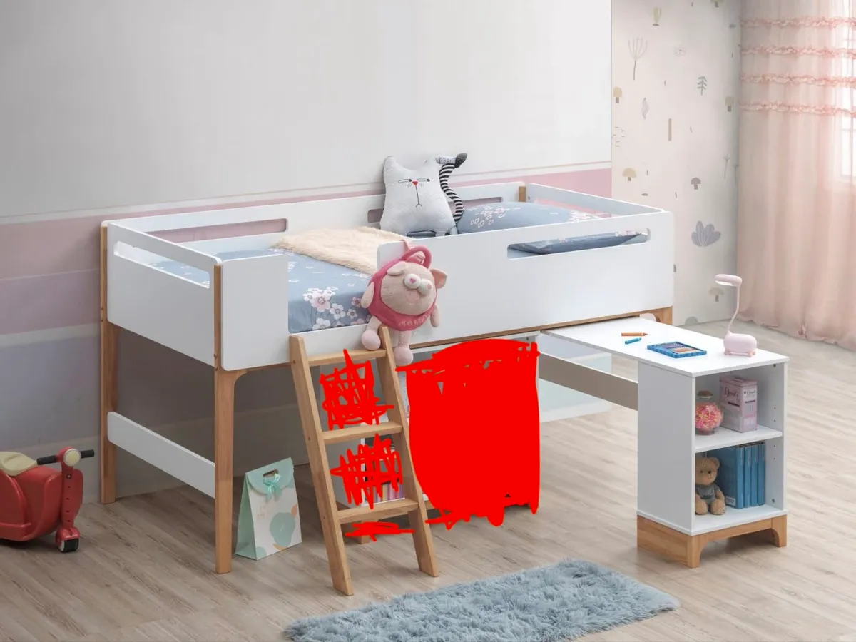 Mid sleeper bed