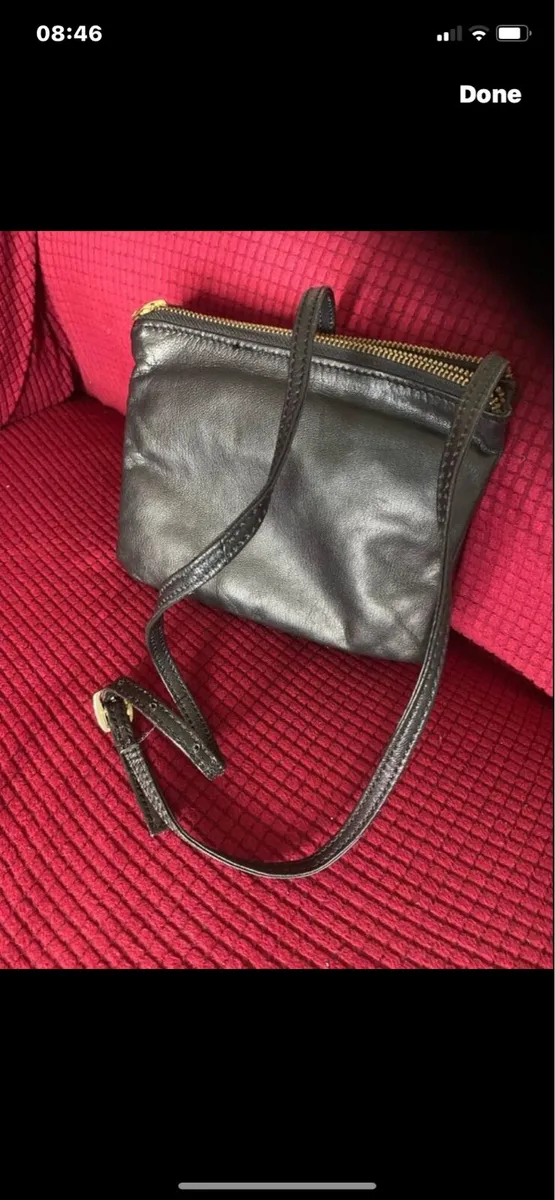 Leather Shoulder Bag - Image 1
