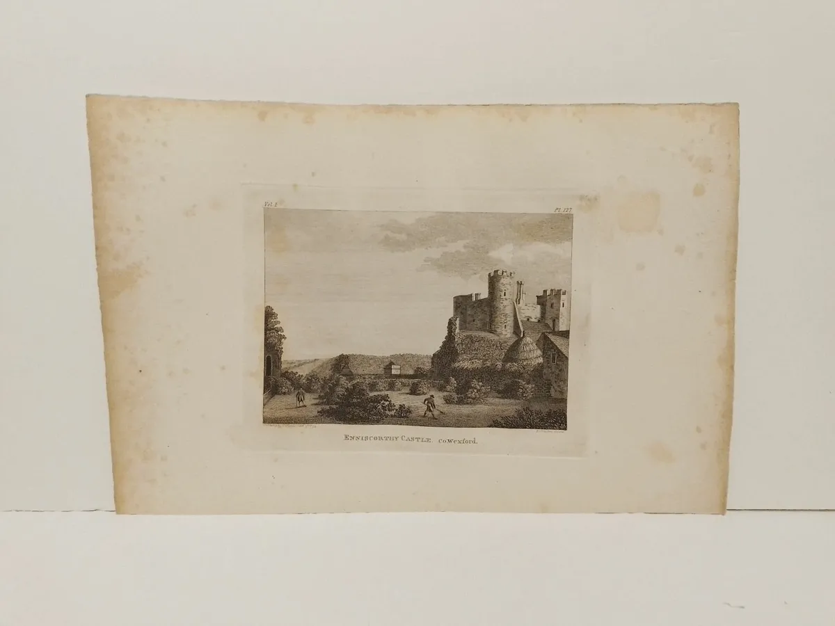 Enniscorthy Castle Wexford 1792 Antique Print - Image 2