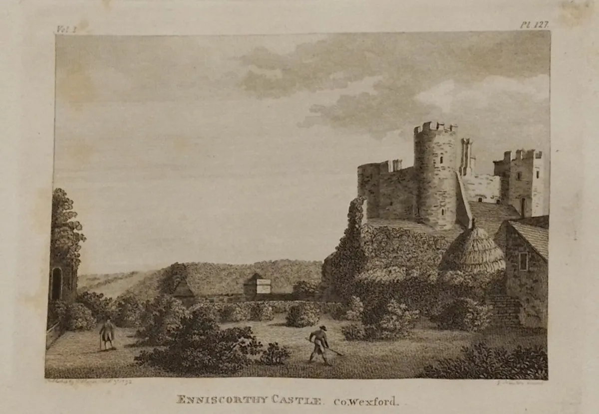 Enniscorthy Castle Wexford 1792 Antique Print - Image 1