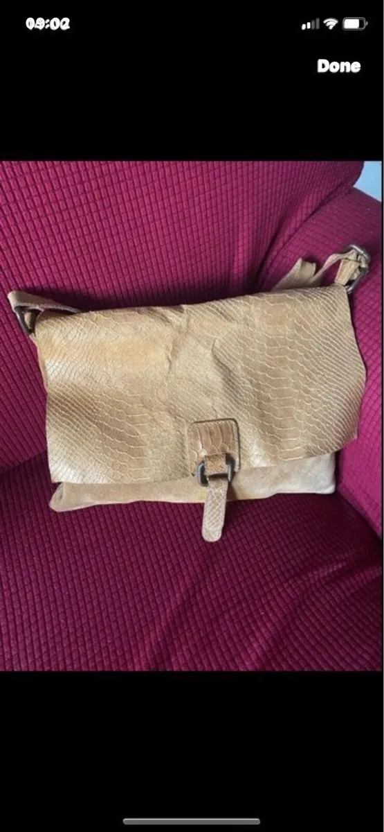 Leather Shoulder Bag - Image 1